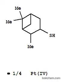 백금 (4+) 2,6,6- 트리메틸 비 시클로 [3.1.1] 헵탄 -3- 티올 레이트