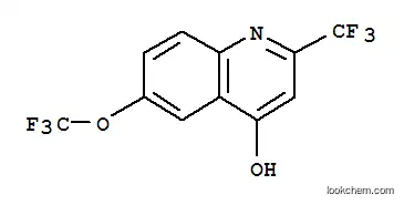 4-HYDROXY-6-(TRIFLUOROMETHOXY)-2-(TRIFLUOROMETHYL)퀴놀린