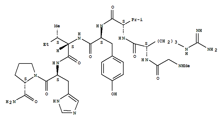 (Sar1)-AngiotensinI/II(1-7)amide