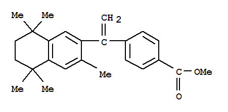 Benzoicacid,4-[1-(5,6,7,8-tetrahydro-3,5,5,8,8-pentamethyl-2-naphthalenyl)ethenyl]-,methylester