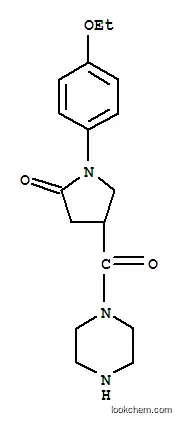 1-(4-エトキシフェニル)-4-(ピペラジン-1-カルボニル)ピロリジン-2-オン