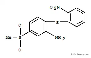 5-メタンスルホニル-2-[(2-ニトロフェニル)スルファニル]アニリン