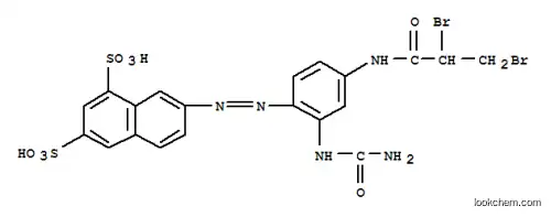 7-{2-[2-(カルバモイルアミノ)-4-(2,3-ジブロモプロパンアミド)フェニル]ジアゼン-1-イル}ナフタレン-1,3-ジスルホン酸