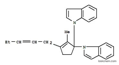 1,1′-[2-メチル-3-(2-ペンテニル)-2-シクロペンテン-1-イリデン]ビス(1H-インドール)