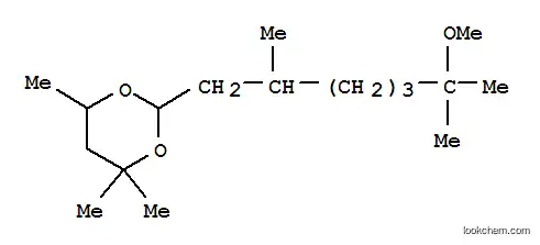 2-(6-メトキシ-2,6-ジメチルヘプチル)-4,4,6-トリメチル-1,3-ジオキサン