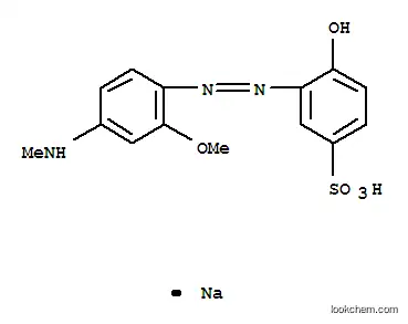나트륨 4-히드록시-3-[[2-메톡시-4-(N-메틸아미노)페닐]아조]벤젠설포네이트