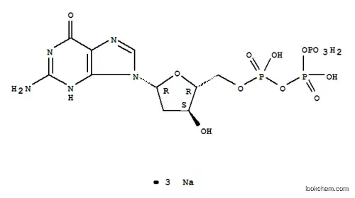 2′-デオキシグアノシン5′-三りん酸/ナトリウム,(1:3)
