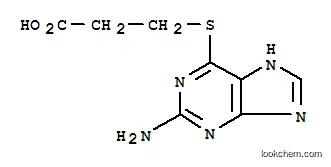 3-[(2-アミノ-1H-プリン-6-イル)チオ]プロパン酸