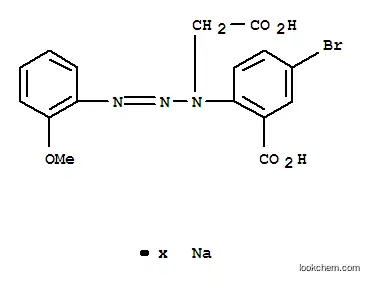 5-브로모-2-[1-(카르복시메틸)-3-(2-메톡시페닐)트리아젠-2-일]벤조산, 나트륨염