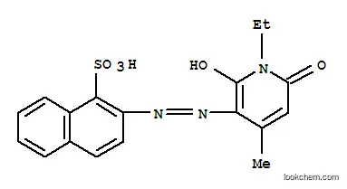 2-[[(1-エチル-1,6-ジヒドロ-2-ヒドロキシ-4-メチル-6-オキソピリジン)-3-イル]アゾ]-1-ナフタレンスルホン酸
