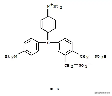N-[4-[[4-[(ポタシオスルホ)メチル]-3-(スルホナトメチル)フェニル][4-(ジエチルアミノ)フェニル]メチレン]-2,5-シクロヘキサジエン-1-イリデン]-N-エチルエタンアミニウム