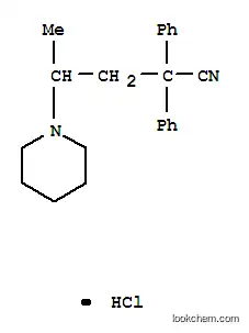 감마-메틸-알파,알파-디페닐피페리딘-1-부티로니트릴 모노염산염