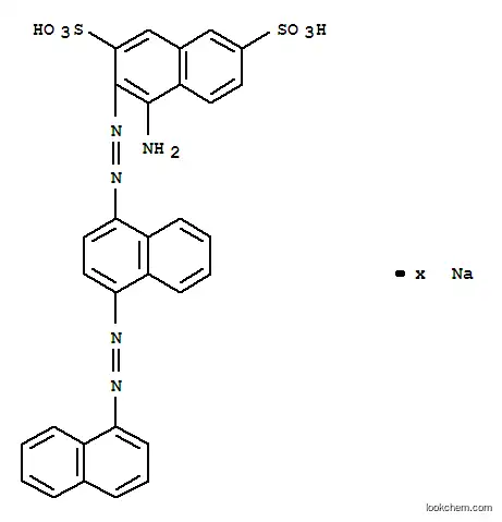 4-아미노-3-[[4-(1-나프틸아조)-1-나프틸]아조]나프탈렌-2,7-디설폰산, 나트륨염