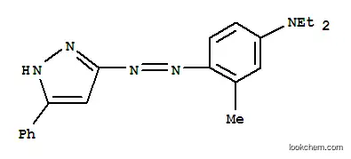 N,N-ジエチル-3-メチル-4-[(5-フェニル-1H-ピラゾール-3-イル)アゾ]アニリン