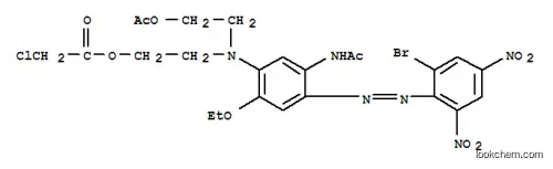 クロロ酢酸2-[[5-(アセチルアミノ)-4-[(2-ブロモ-4,6-ジニトロフェニル)アゾ]-2-エトキシフェニル](2-アセトキシエチル)アミノ]エチル