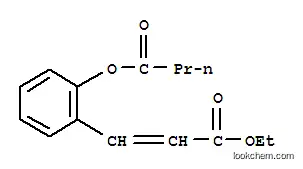2-(3-에톡시-3-옥소프로프-1-에닐)페닐 부티레이트