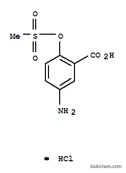 5-아미노-2-[(메틸술포닐)옥시]벤조산 염산염