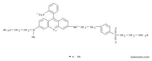 디하이드로젠 -3-[메틸(2-설포네이토에틸)아미노]-6-[[2-[4-[[2-(설포네이토옥시)에틸]설포닐]페닐]에틸]아미노]-9-(2-설포네이토페닐)크산틸륨, 나트륨염