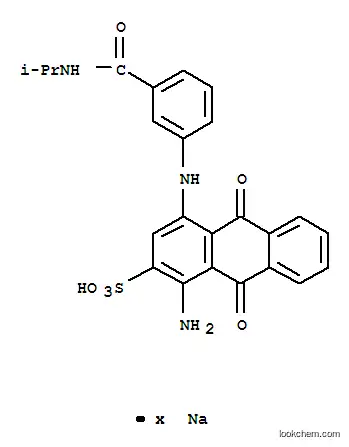 1-아미노-4-[3-(이소프로필아미노)카르보닐아닐리노]-9,10-디히드로-9,10-디옥소안트라센-2-술폰산, 나트륨염