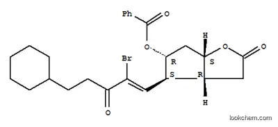 [(3aR,3aβ,6aβ)-2-オキソ-4β-(2-ブロモ-5-シクロヘキシル-3-オキソ-1-ペンテニル)ヘキサヒドロ-2H-シクロペンタ[b]フラン]-5α-イル=ベンゾアート