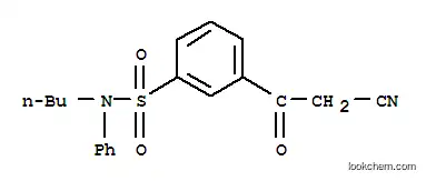 N-부틸-3-(시아노아세틸)-N-페닐벤젠술폰아미드