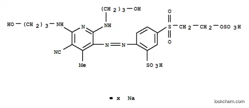 2-[[5-シアノ-2,6-ビス[(3-ヒドロキシプロピル)アミノ]-4-メチル-3-ピリジニル]アゾ]-5-[[2-(スルホオキシ)エチル]スルホニル]ベンゼンスルホン酸/ナトリウム,(1:x)