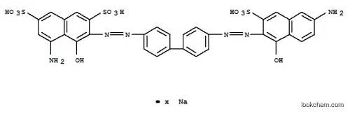 5-アミノ-3-[[4′-[(6-アミノ-1-ヒドロキシ-3-スルホ-2-ナフタレニル)アゾ][1,1′-ビフェニル]-4-イル]アゾ]-4-ヒドロキシ-2,7-ナフタレンジスルホン酸/ナトリウム,(1:x)
