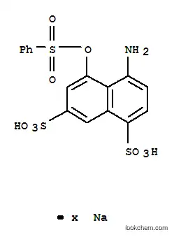 4-아미노-5-[(페닐술포닐)옥시]나프탈렌-1,7-디술폰산, 나트륨염