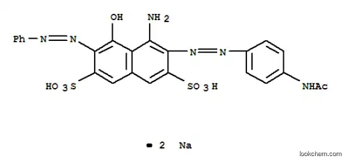 3-[4-(アセチルアミノ)フェニルアゾ]-4-アミノ-5-ヒドロキシ-6-(フェニルアゾ)-2,7-ナフタレンジスルホン酸ジナトリウム