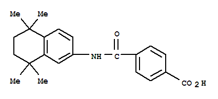 Tamibarotene;4-[(5,6,7,8-Tetrahydro-5,5,8,8-tetramethyl-2-naphthalenyl)carbamoyl]benzoicacid