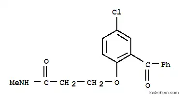 2- (2- 벤조일 -4- 클로로 페녹시) -N- 메틸 프로피온 아미드