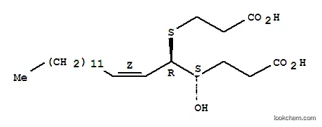 4-히드록시-5-((2-카르복시에틸)티오)-6-노나데센산