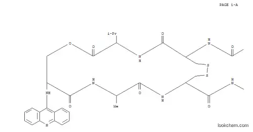 비스((9-아크리디닐)세릴-알라닐-시스테이닐-발린)딜락톤 디설파이드