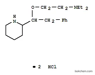 N,N-디에틸-2-[2-페닐-1-(2-피페리딜)에톡시]에탄아민 디히드로클로라이드