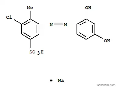 나트륨 3-클로로-6-[(2,4-디히드록시페닐)아조]톨루엔-4-술포네이트