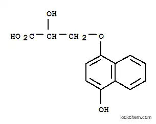 2-ヒドロキシ-3-[(4-ヒドロキシ-1-ナフチル)オキシ]プロパン酸