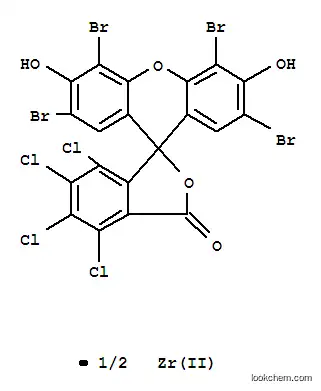 2′,4′,5′,7′-テトラブロモ-4,5,6,7-テトラクロロ-3′,6′-ジヒドロキシスピロ[イソベンゾフラン-1(3H),9′-[9H]キサンテン]-3-オン/ジルコニウム(II),(2:1)