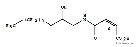 (2Z)-3-[(4,4,5,5,6,6,7,7,8,8,9,9,10,10,11,11,11-ヘプタデカフルオロ-2-ヒドロキシウンデシル)カルバモイル]プロパ-2-エン酸