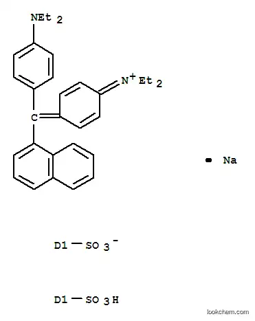 수소 [4-[4-(디에틸아미노)-알파-(디술포네이토-1-나프틸)벤질리덴]시클로헥사-2,5-디엔-1-일리덴]디에틸암모늄, 나트륨염