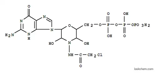 (N-(클로로아세틸아미노)-3,5-디히드록시-2-모르폴리닐)메틸 구아노신 트리포스페이트