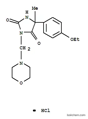 2,4-이미다졸리딘디온, 5-(4-에톡시페닐)-5-메틸-3-(4-모르폴리닐메틸)-, 모노하이드로클로라이드