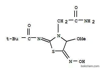 5-(히드록시이미노)-4-메톡시-2-(피발로이미노)티아졸리딘-3-아세트아미드