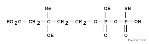 펜탄산, 5-((히드록시((히드록시머캅토포스피닐)옥시)포스피닐)옥시)-3-히드록시-3-메틸-