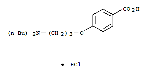 4-[3-(Dibutylamino)propoxy]benzoicacidhydrochloride