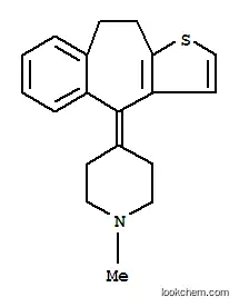 4-(9,10-ジヒドロ-4H-ベンゾ[4,5]シクロヘプタ[1,2-b]チオフェン-4-イリデン)-1-メチルピペリジン?2-ヒドロキシブタン二酸