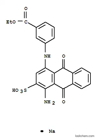 3-[[4-아미노-9,10-디히드로-9,10-디옥소-3-(소디오술포)안트라센-1-일]아미노]벤조산 에틸 에스테르