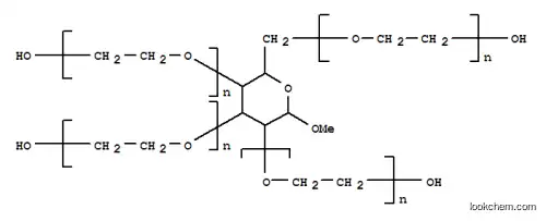 폴리(옥시-1,2-에탄디일), .alpha.-hydro-.omega.-hydroxy-, 메틸 .beta.-D-글루코피라노사이드(4:1), 옥타데카노에이트(2:3) 함유 에테르