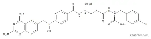 1-메틸 N-[N-[4-[[(2,4-디아미노프테리딘-6-일)메틸]메틸아미노]벤조일]-L-감마-글루타밀]-L-티로시네이트