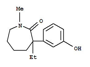3-Ethylhexahydro-3-(3-hydroxyphenyl)-1-methyl-2H-azepin-2-one