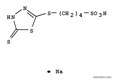 2-MERCAPTO-5- (4-SULFOBUTYL) 티오 -1,3,4- 티아 디아 졸 나트륨 염